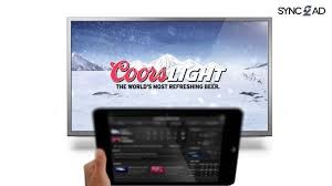 Sync2Ad, Sync, Coors Light, TV ad